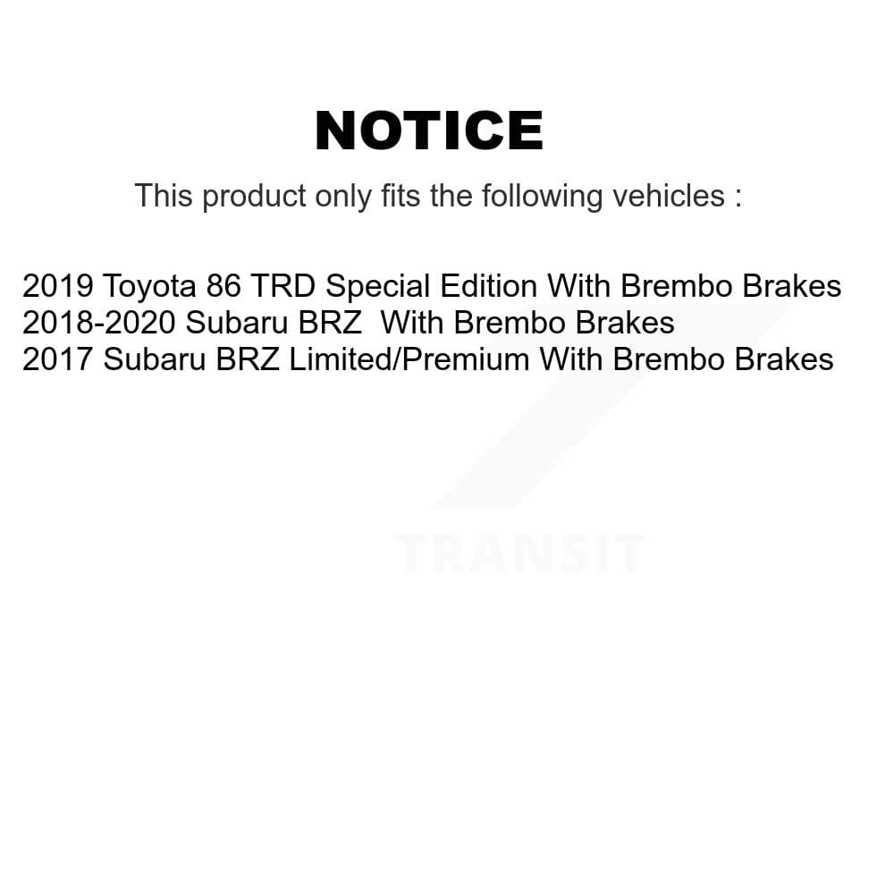Transit Auto - KDT-101442 - Rear Disc Brake Kits image 24