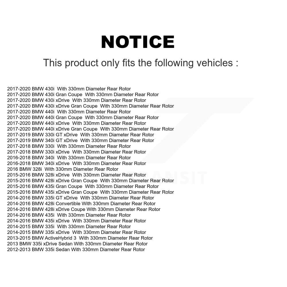 Transit Auto - KDT-101479 - Rear Disc Brake Kits image 24