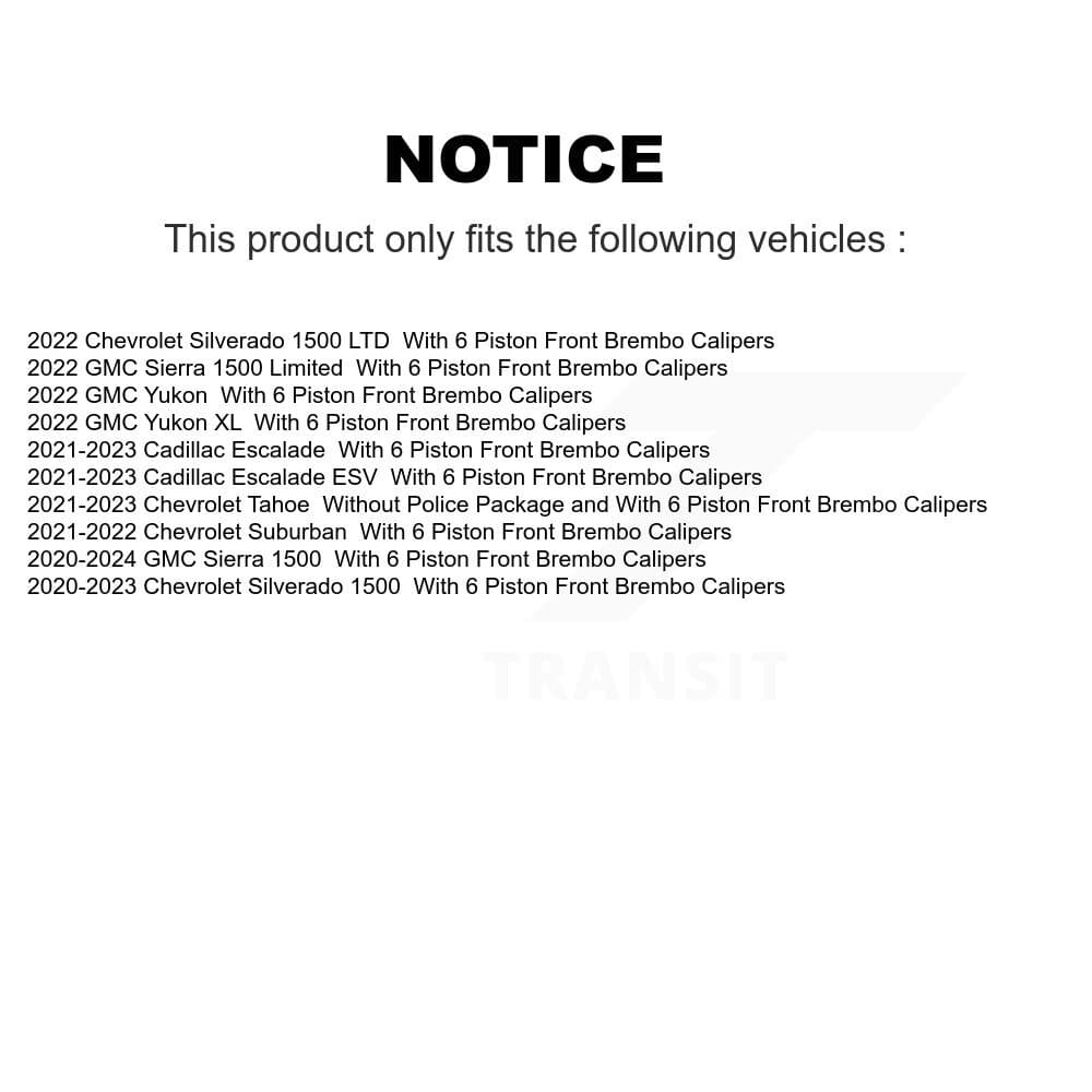 Transit Auto - KDT-101932 - Front and Rear Disc Brake Kits image 24