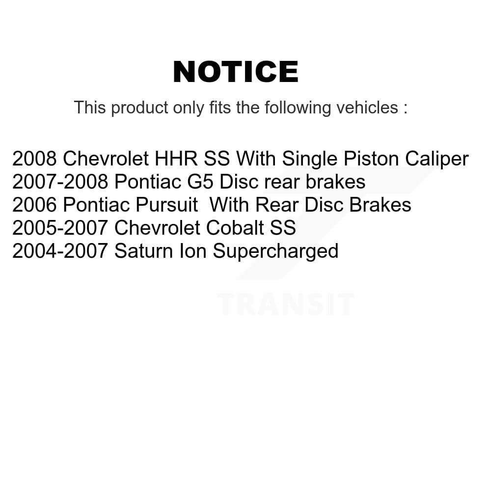 Transit Auto - KFN-100003 - Front and Rear Disc Brake Pad Kits image 14