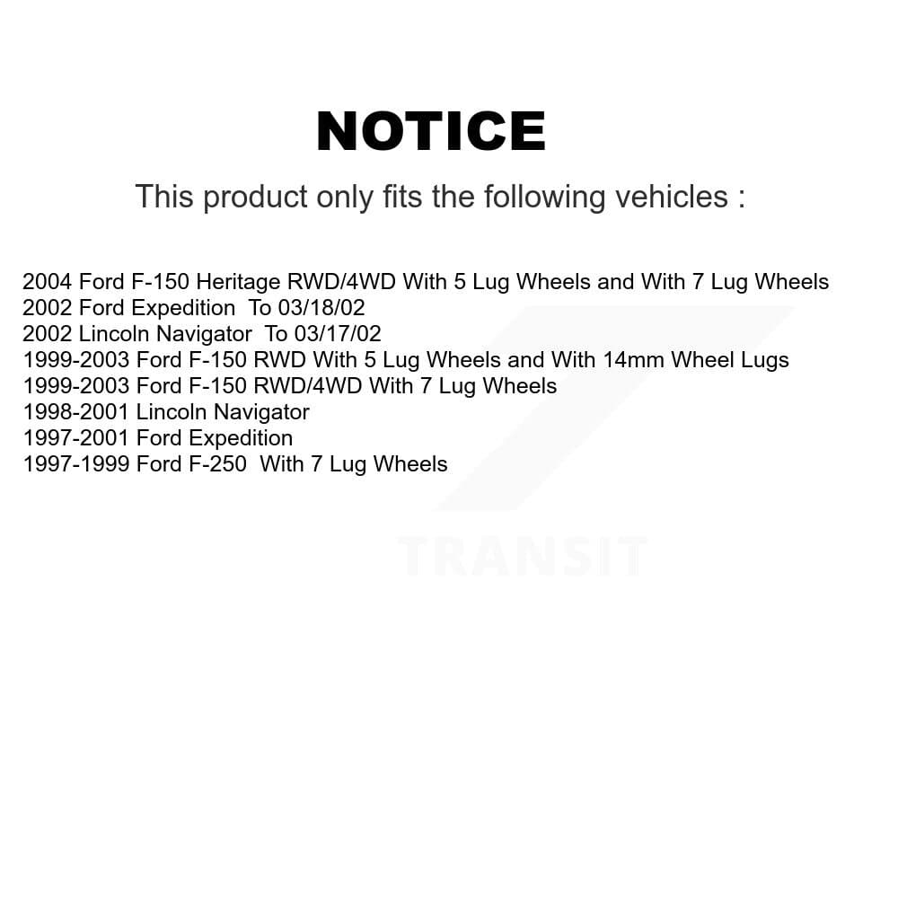 Transit Auto - KFN-100621 - Front and Rear Disc Brake Pad Kits image 14