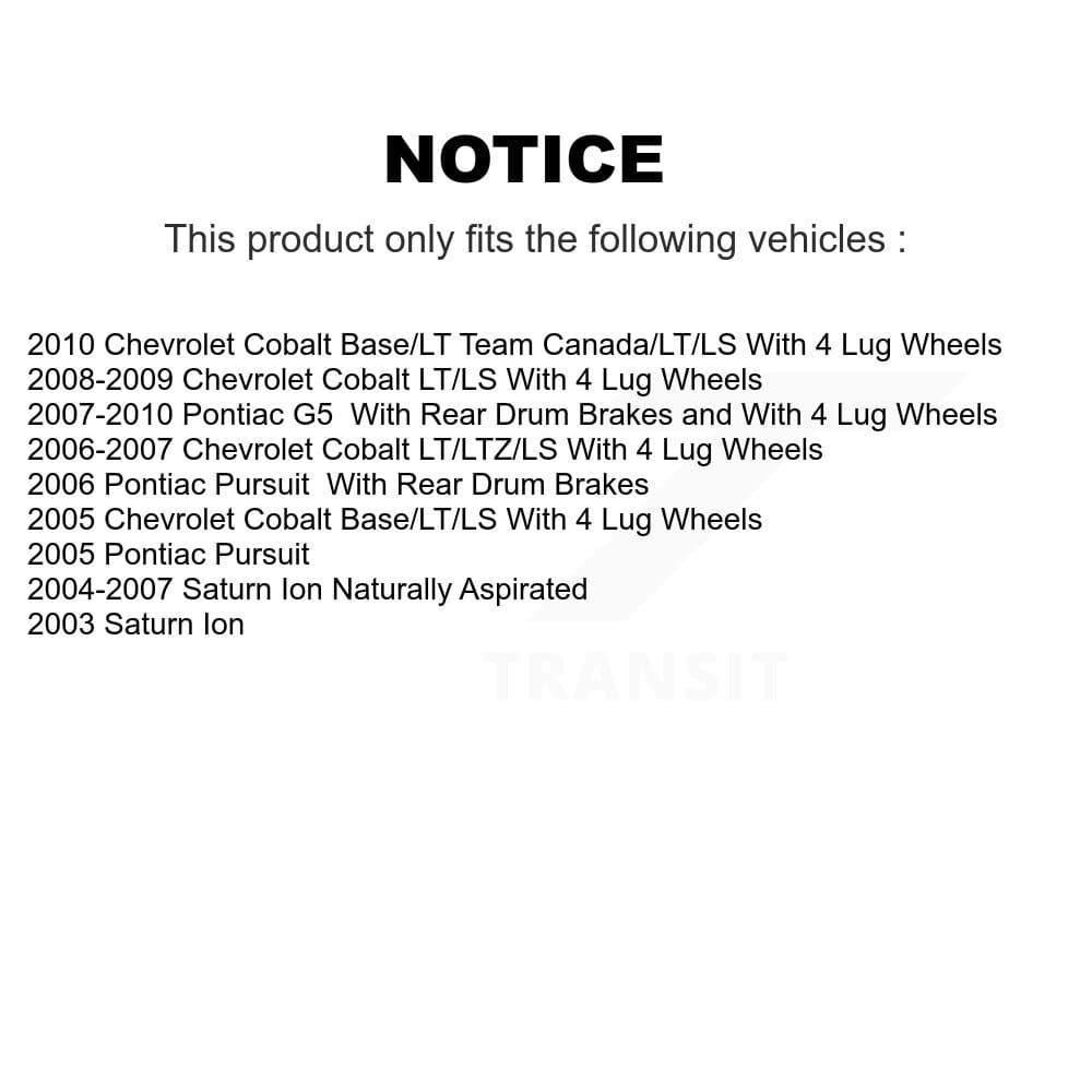 Genius - KG-100027 - Front Disc Brake Rotor Kits image 14