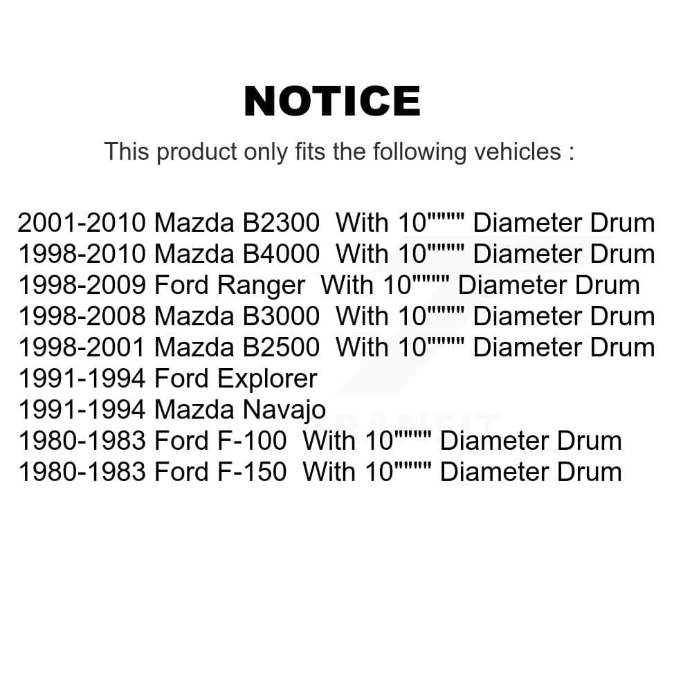Genius - KG-101399 - Rear Brake Drum Kits image 14