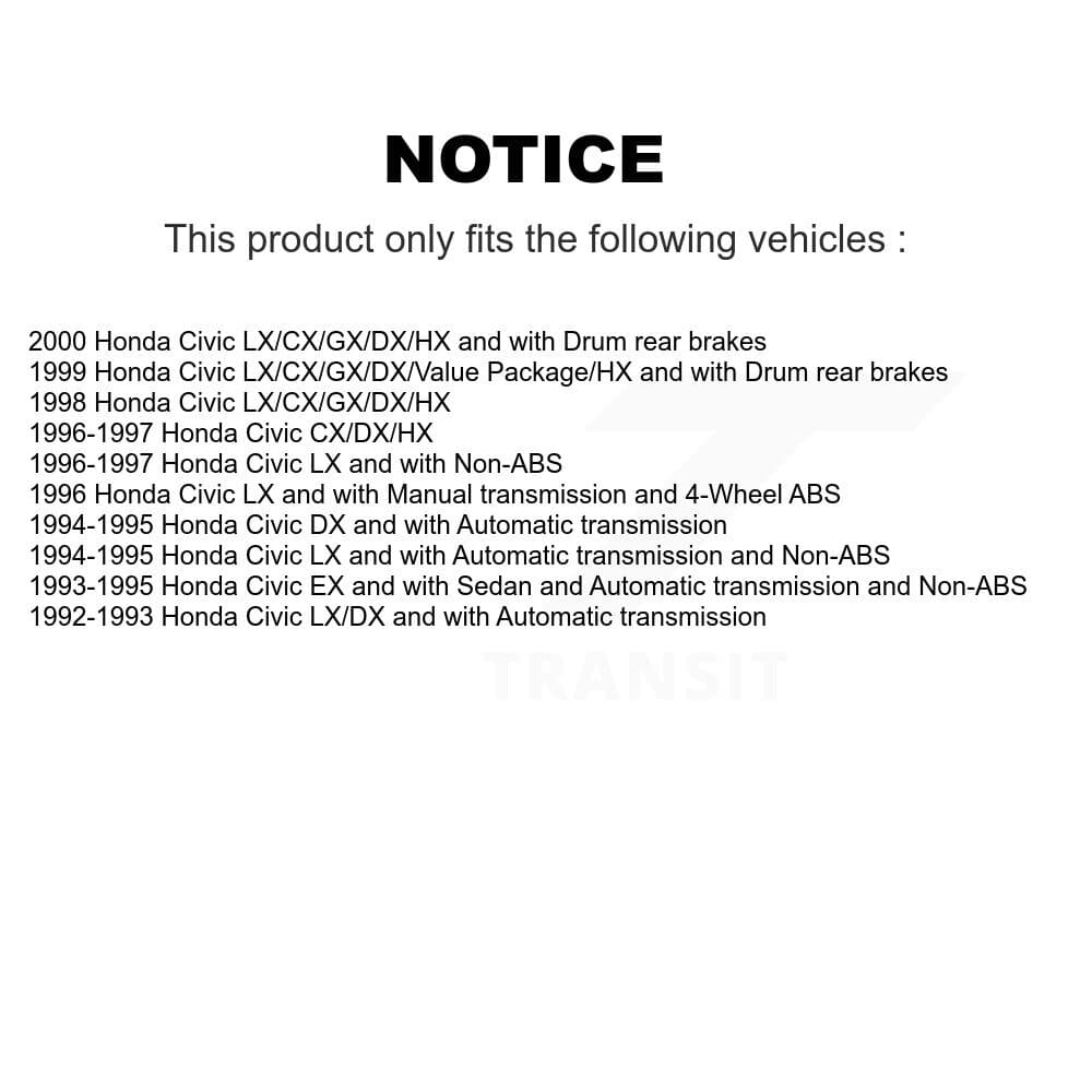 Genius - KG-101425 - Front and Rear Disc Brake Rotor and Hub Assembly Kits image 24