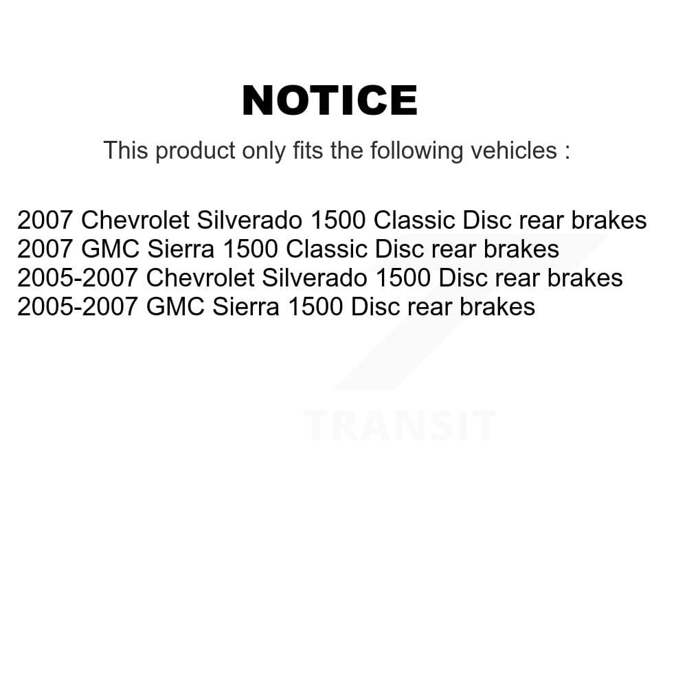 Genius - KG-101447 - Front and Rear Disc Brake Rotor and Hub Assembly Kits image 24