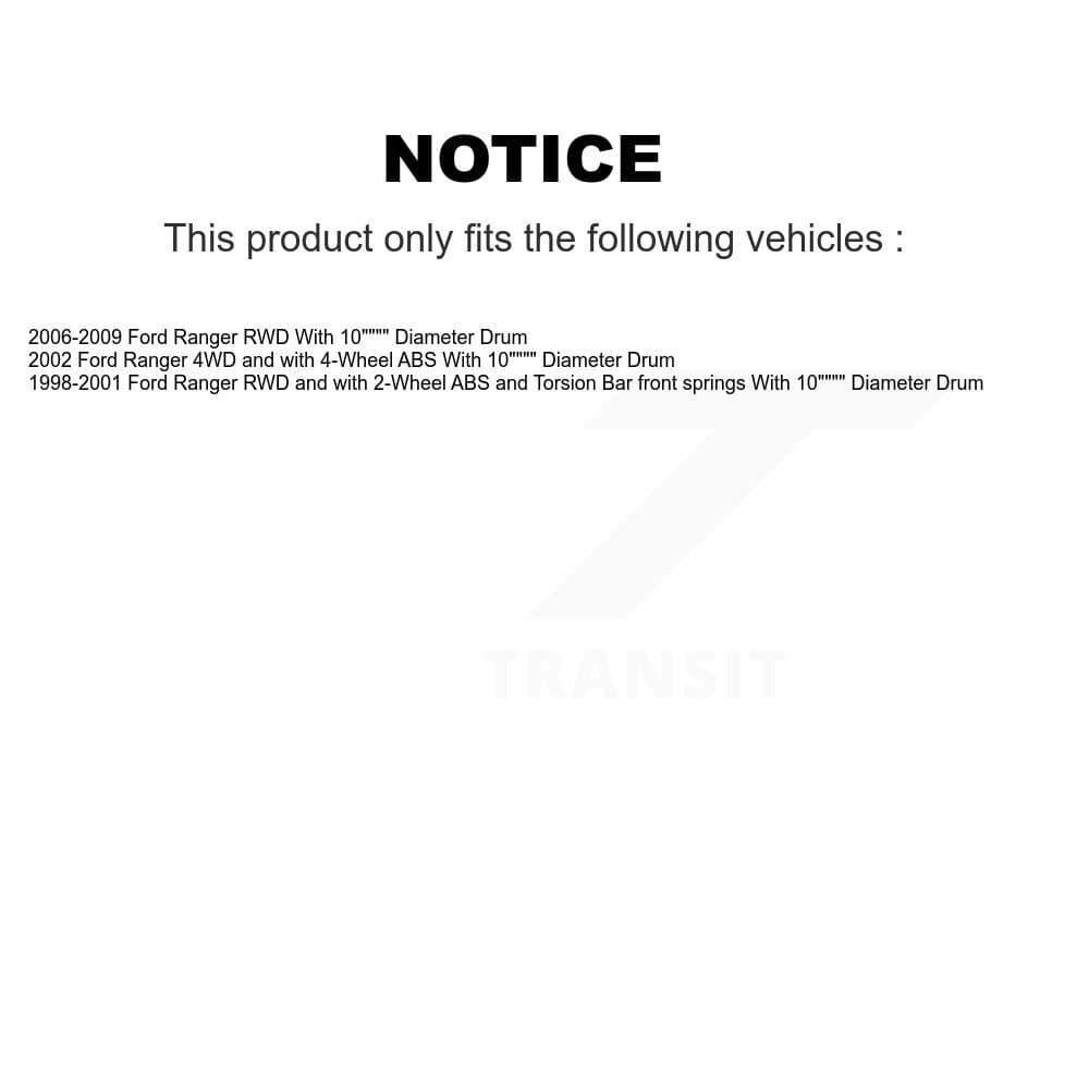 Genius - KG-101469 - Front and Rear Disc Brake Rotor and Hub Assembly Kits image 24