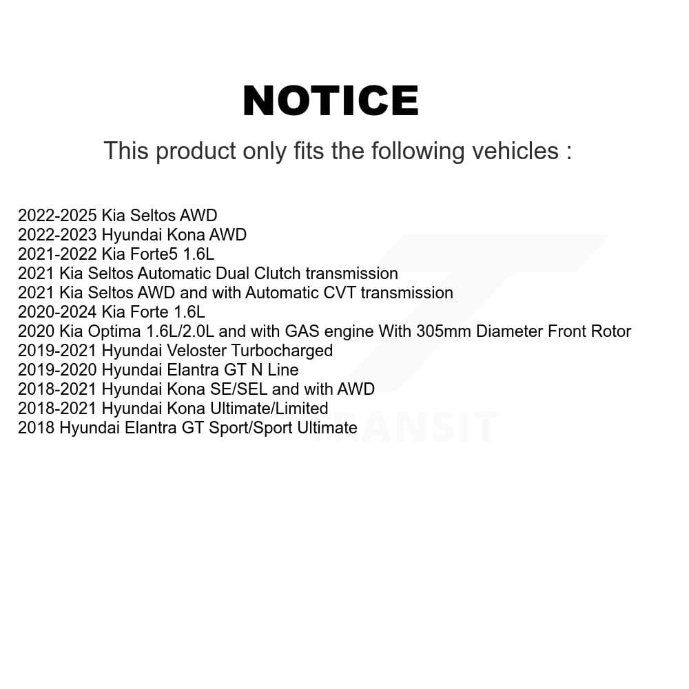 Transit Auto - KGA-100490 - Front Disc Brake Kits image 19