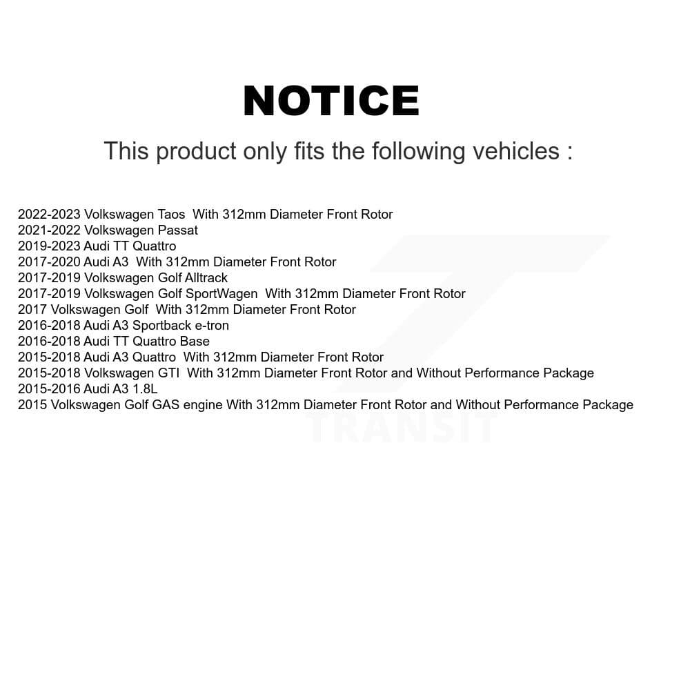 Transit Auto - KGA-100704 - Front Disc Brake Kits image 19