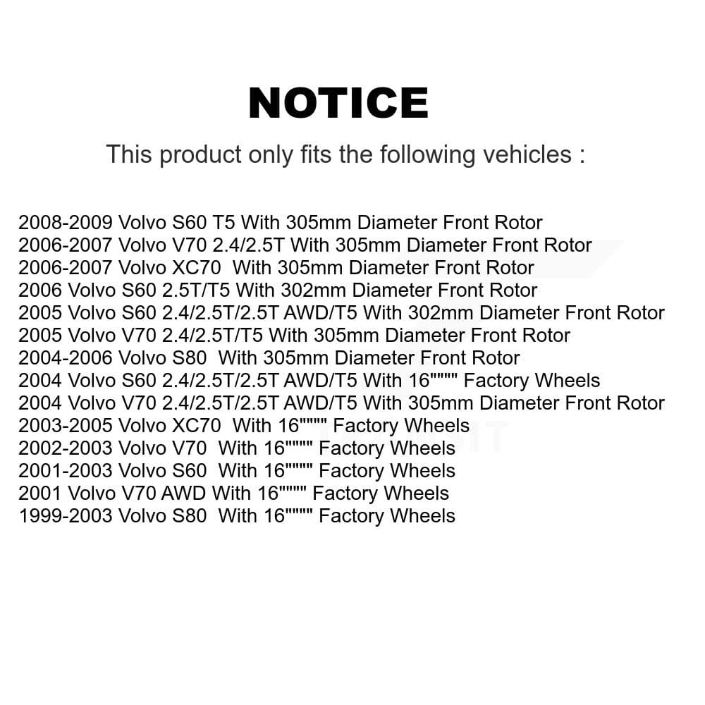 Transit Auto - KGA-101490 - Front and Rear Disc Brake Kits image 19