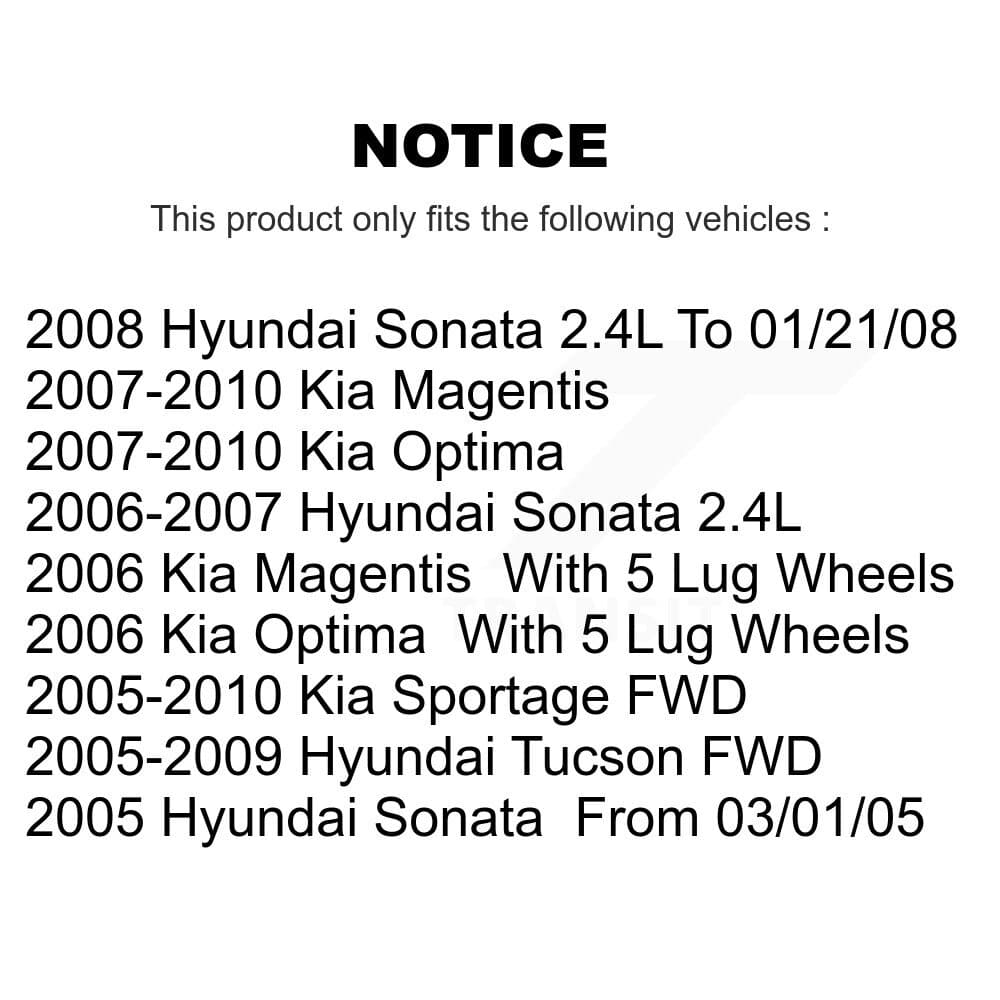 Transit Auto - KGA-102813 - Front and Rear Disc Brake Kits image 19