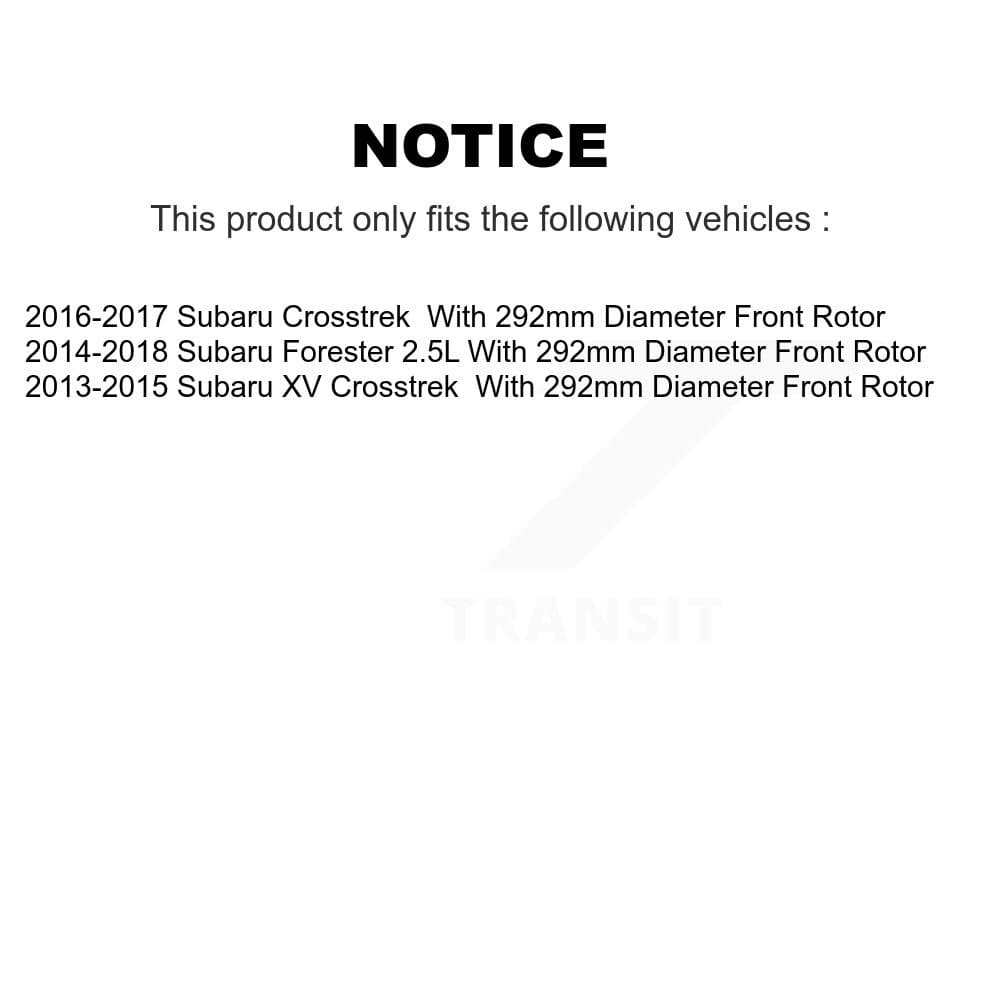 Transit Auto - KGA-102948 - Front and Rear Disc Brake Kits image 19