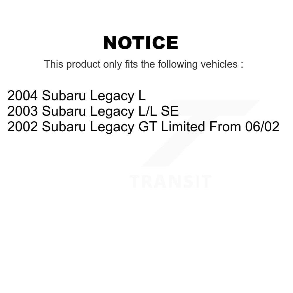 Transit Auto - KGA-103296 - Front and Rear Disc Brake Kits image 19