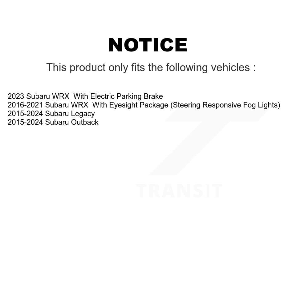 Transit Auto - KGA-104098 - Rear Disc Brake Kits image 19