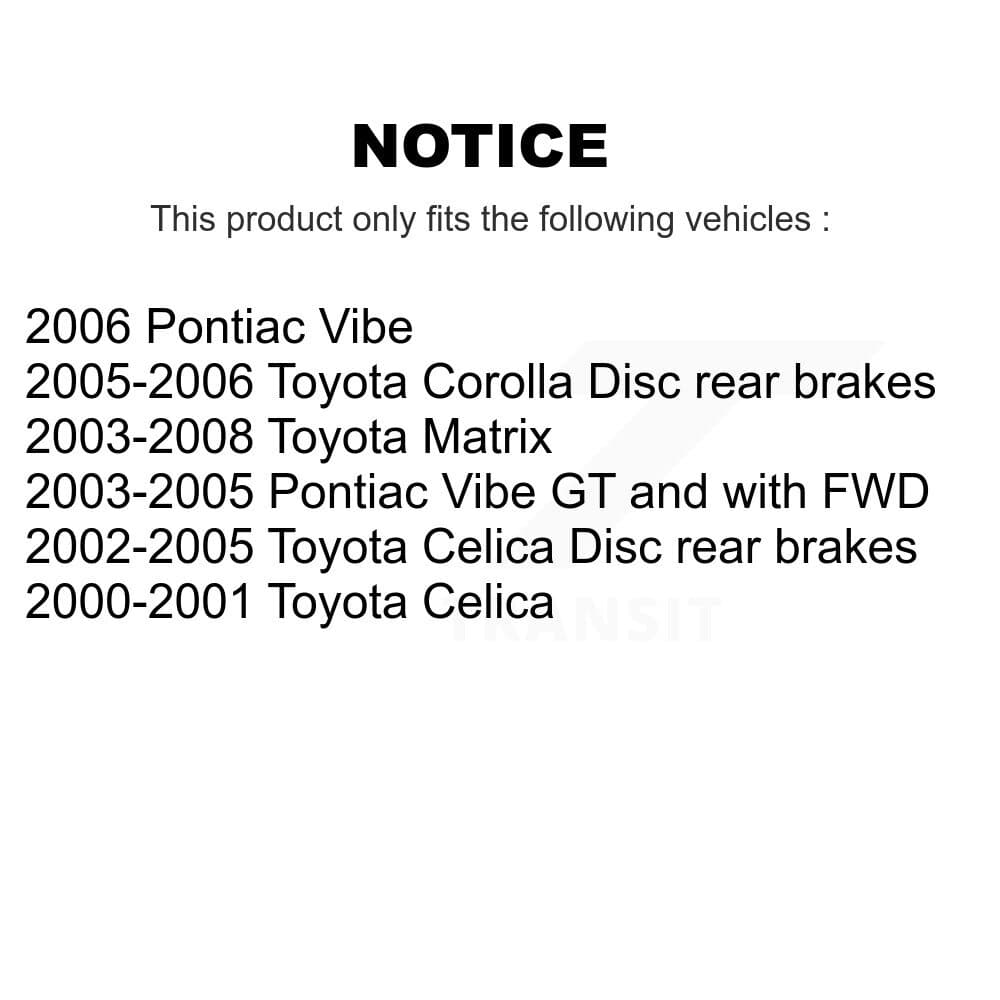 Transit Auto - KGA-106854 - Rear Disc Brake Kits image 19