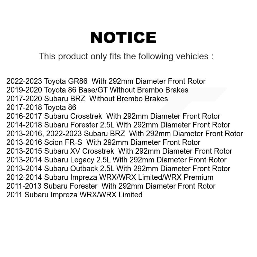 Transit Auto - KGC-100228 - Front Disc Brake Kits image 19