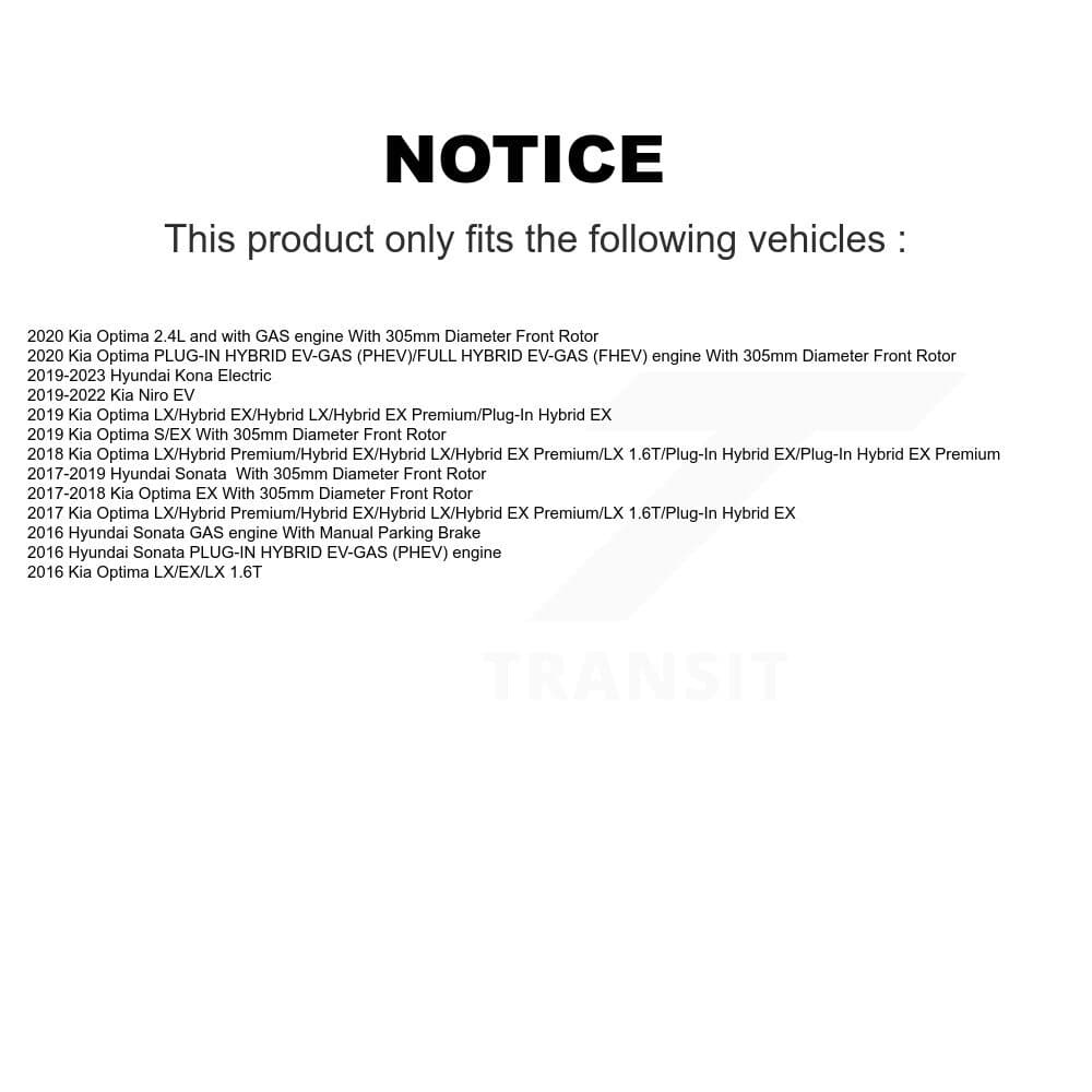 Transit Auto - KGC-100354 - Front Disc Brake Kits image 19