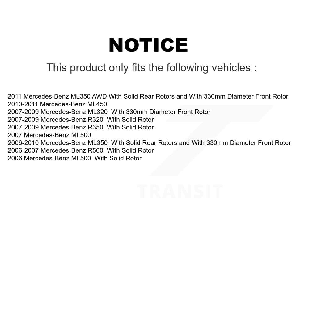 Transit Auto - KGC-100937 - Front and Rear Disc Brake Kits image 19