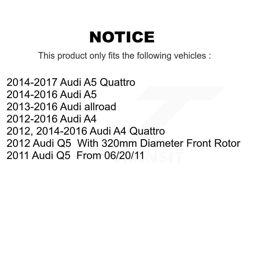 Transit Auto - KGC-101337 - Front and Rear Disc Brake Kits image 19