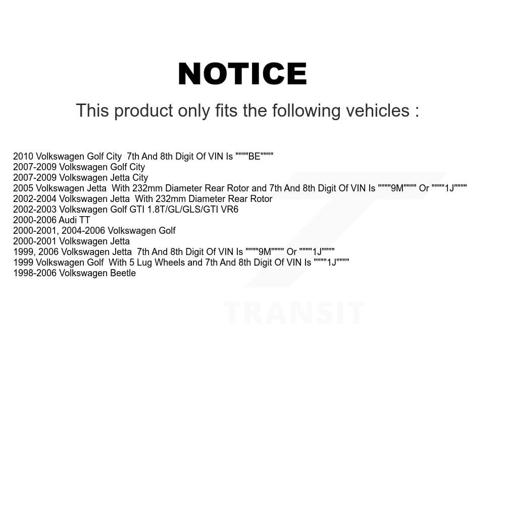 Transit Auto - KGC-101668 - Rear Disc Brake Kits image 19