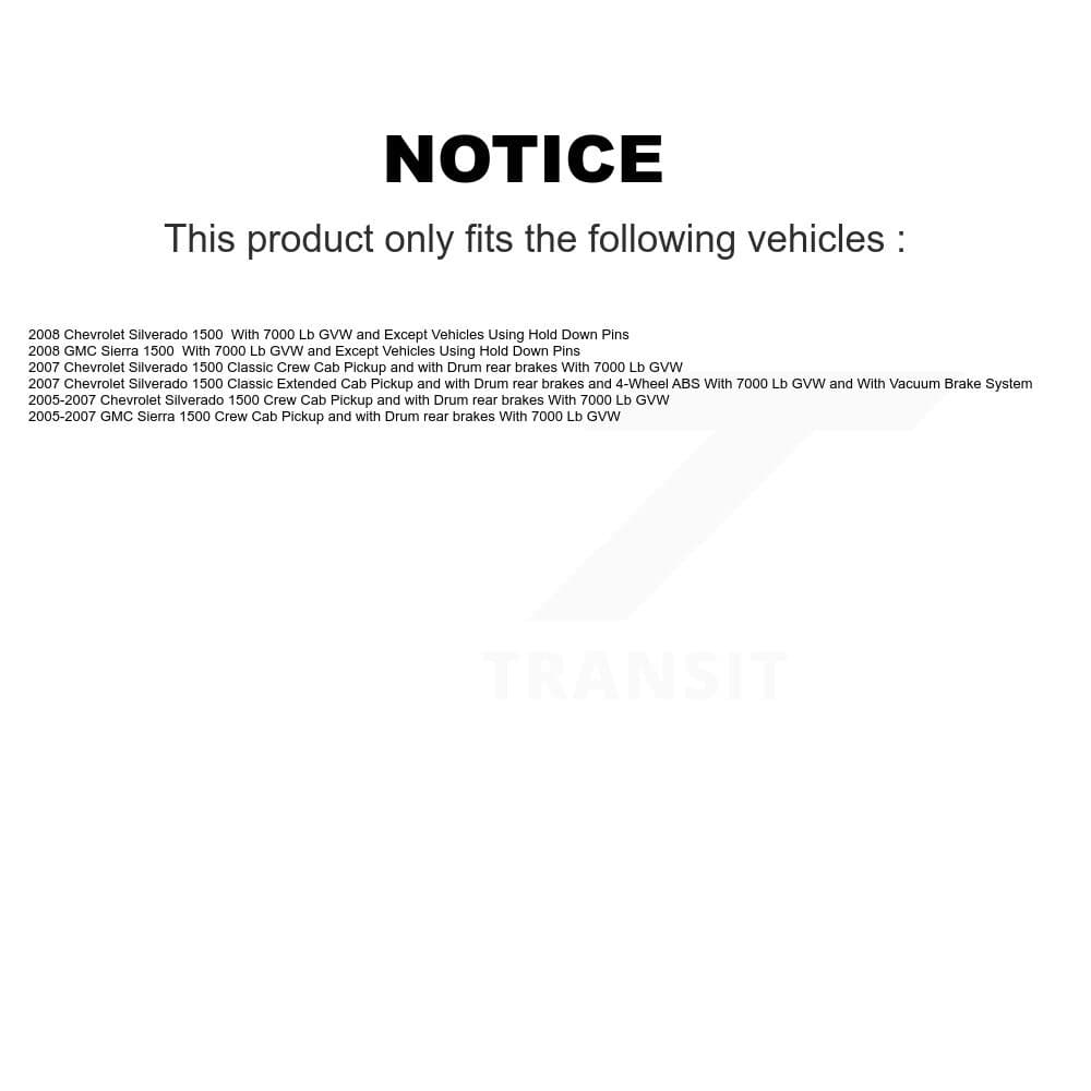 Transit Auto - KGC-102090 - Front and Rear Disc Brake Kits image 24