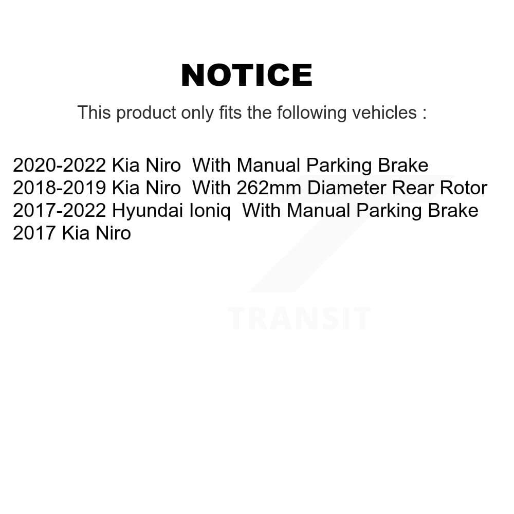 Transit Auto - KGC-102143 - Front and Rear Disc Brake Kits image 19