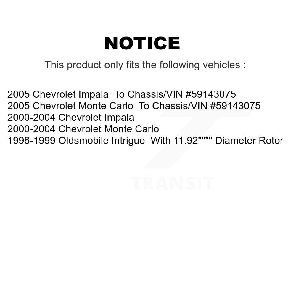 Transit Auto - KGC-102257 - Front and Rear Disc Brake Kits image 19