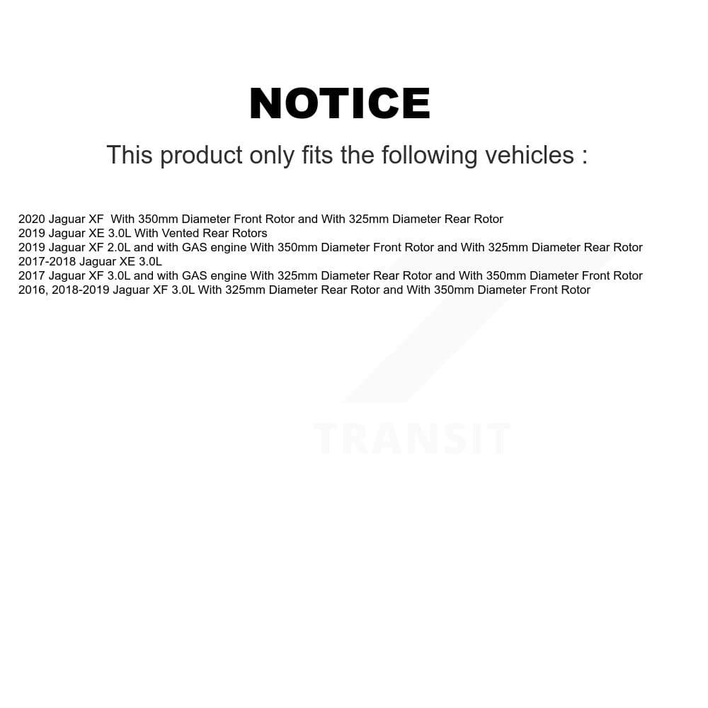 Transit Auto - KGC-102474 - Front and Rear Disc Brake Kits image 19
