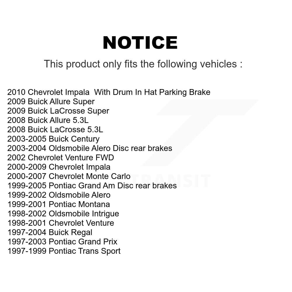 Transit Auto - KGC-103055 - Rear Disc Brake Kits image 19