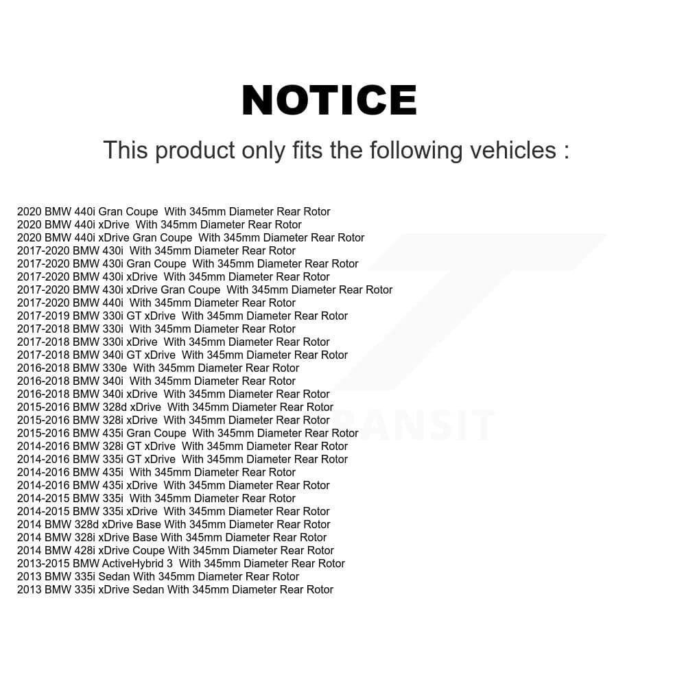 Transit Auto - KGC-103315 - Rear Disc Brake Kits image 19