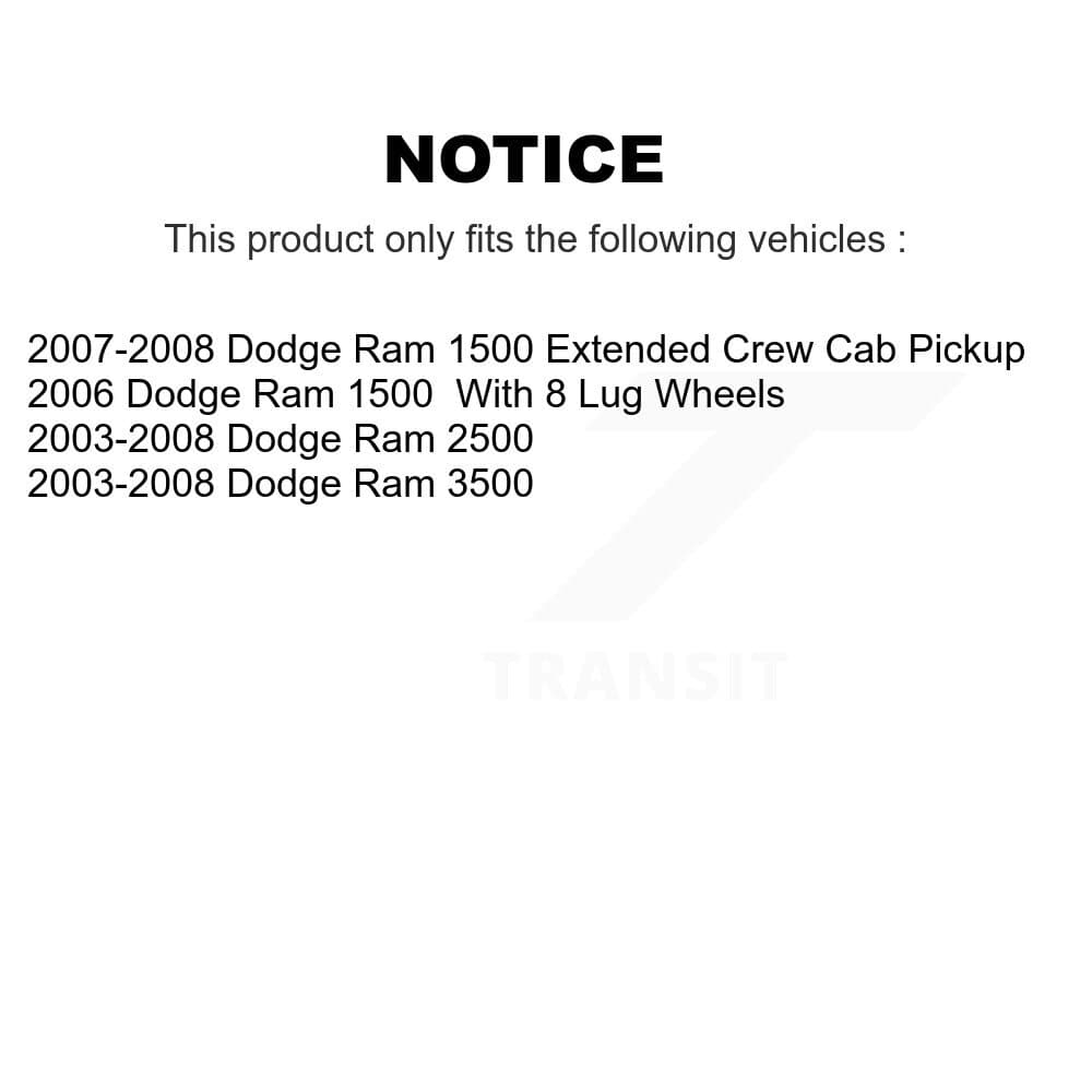 Transit Auto - KGF-100708 - Front and Rear Disc Brake Kits image 19