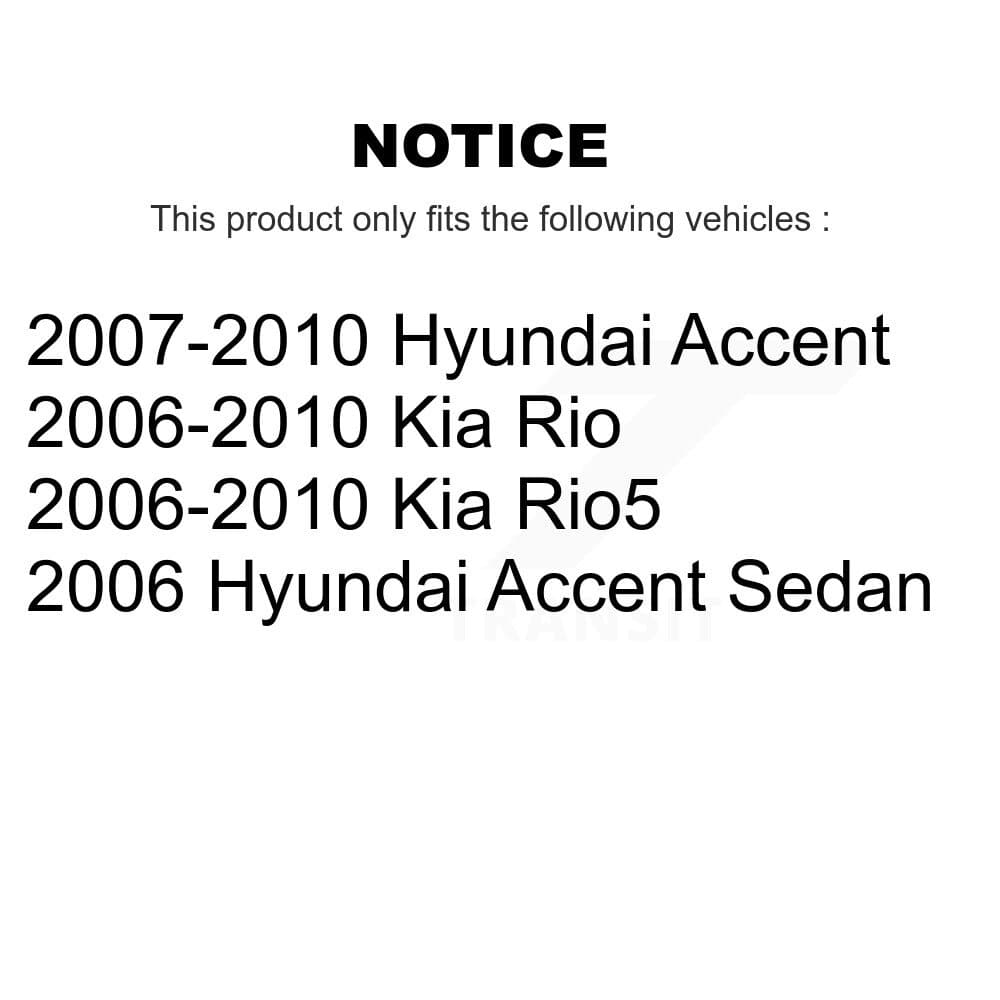 Transit Auto - KGF-100927 - Front and Rear Disc Brake Kits image 19