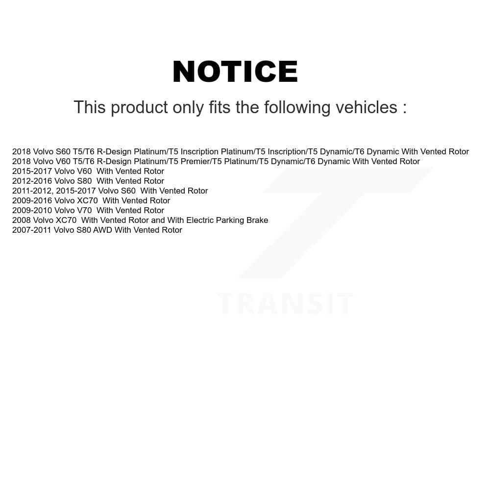 Transit Auto - KGF-101474 - Rear Disc Brake Kits image 19