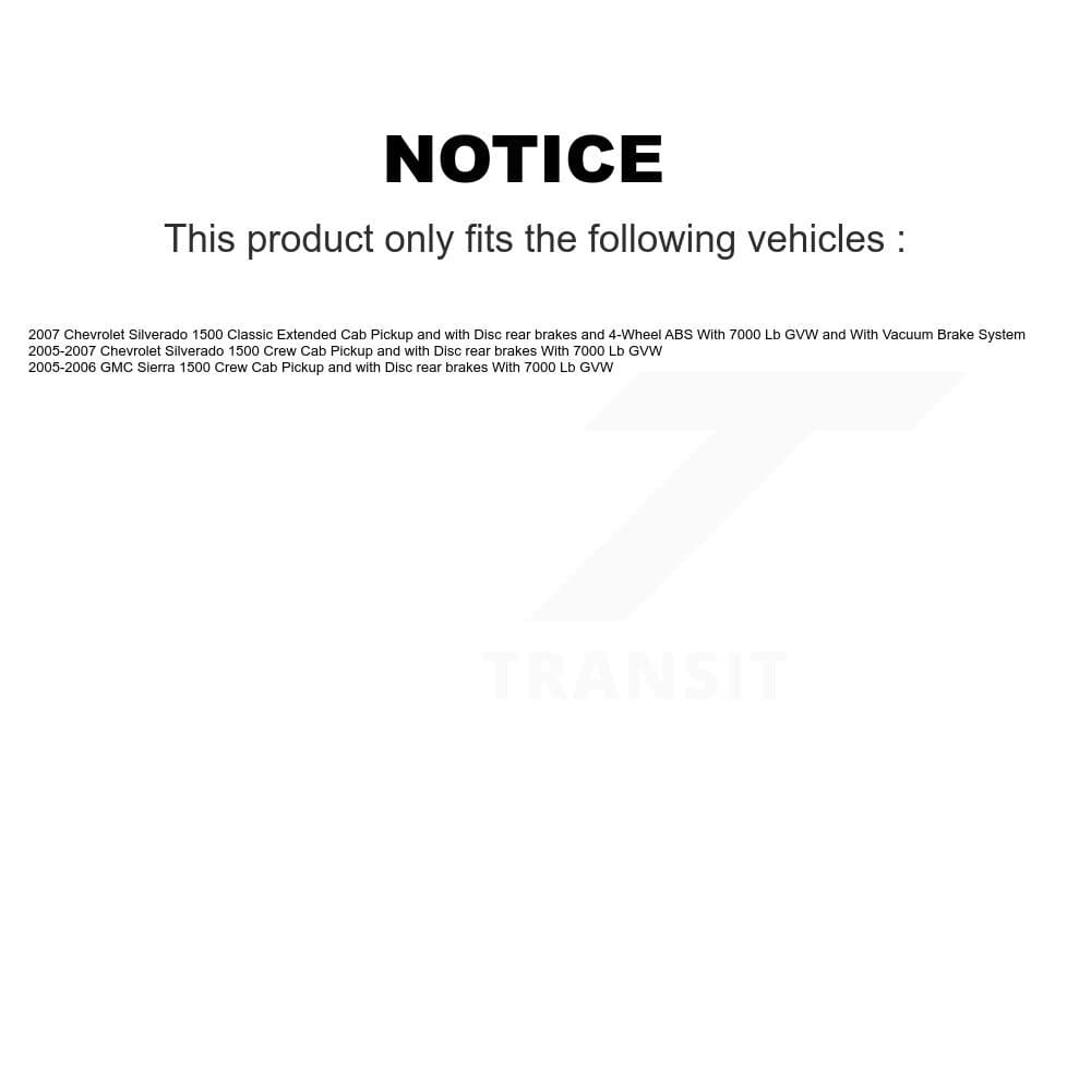 Transit Auto - KGF-101733 - Front and Rear Disc Brake Kits image 24
