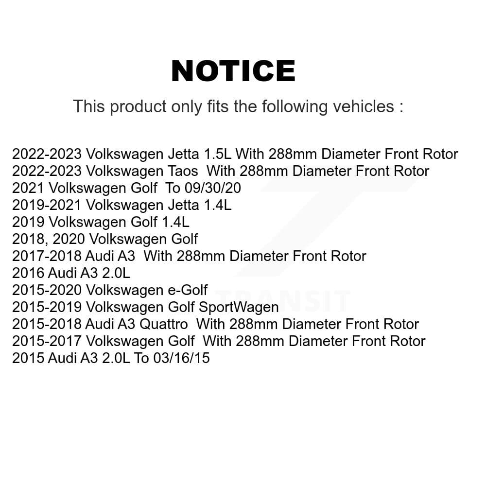 Transit Auto - KGF-101850 - Front Disc Brake Kits image 19