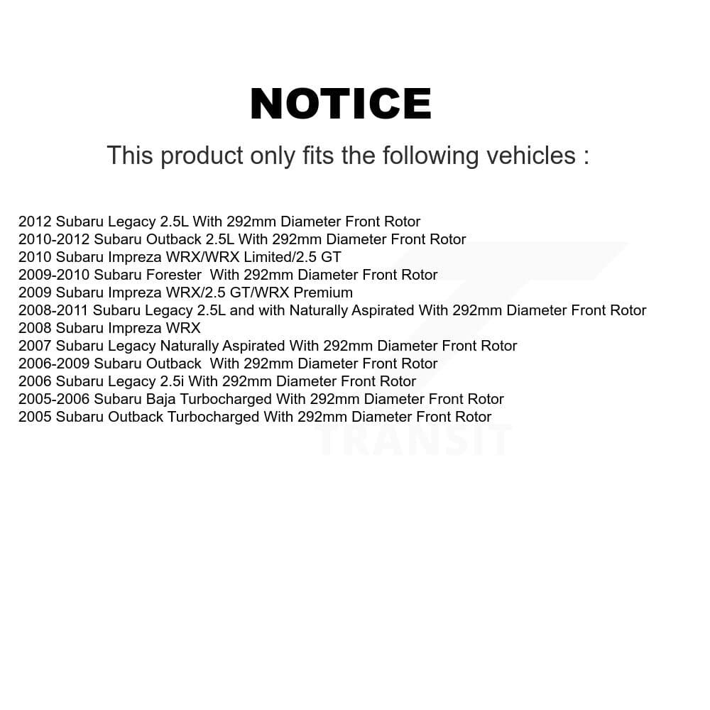 Transit Auto - KGF-101900 - Front Disc Brake Kits image 19