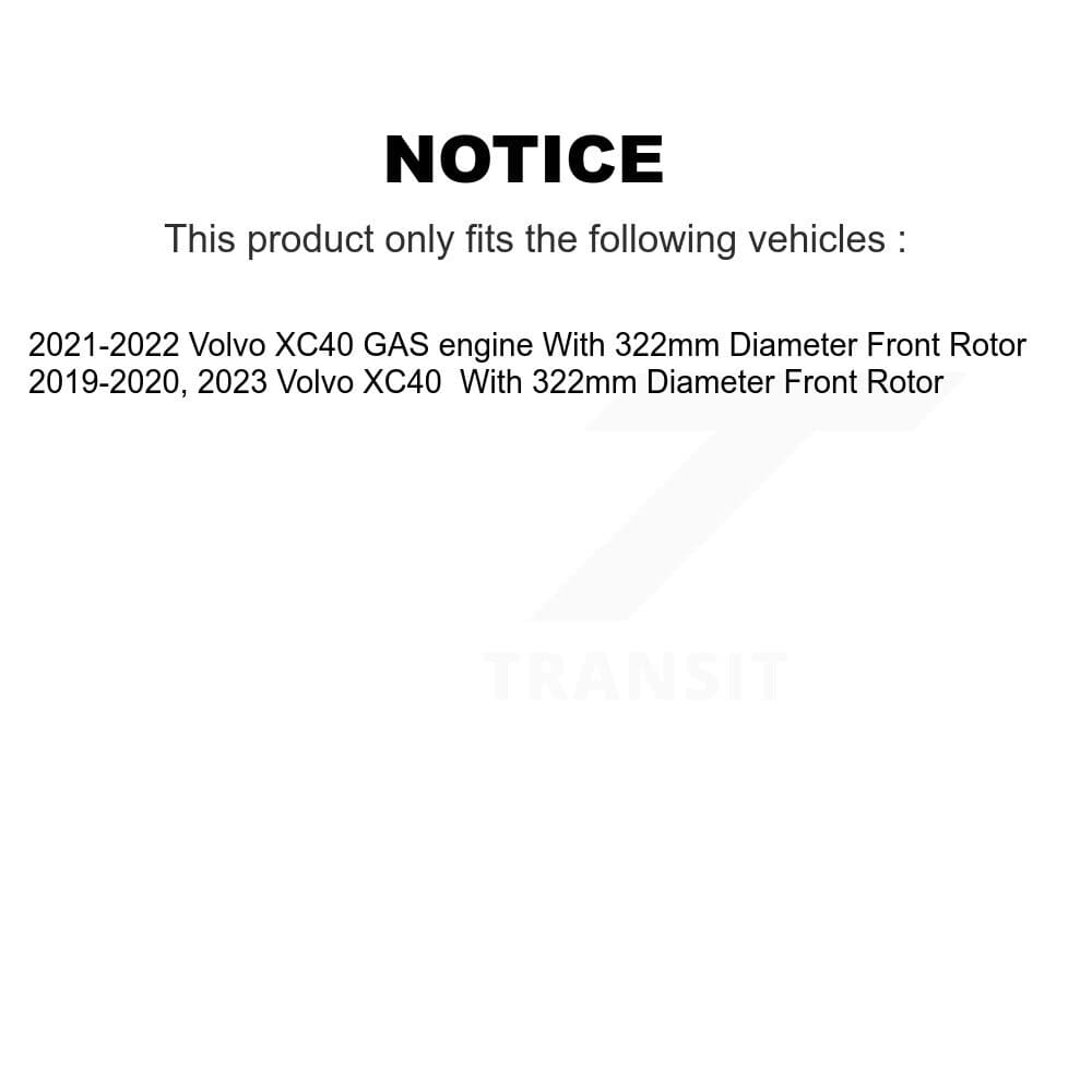 Transit Auto - KGF-103020 - Front Disc Brake Kits image 19