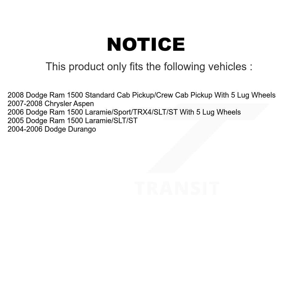 Transit Auto - KGF-103971 - Rear Disc Brake Kits image 19