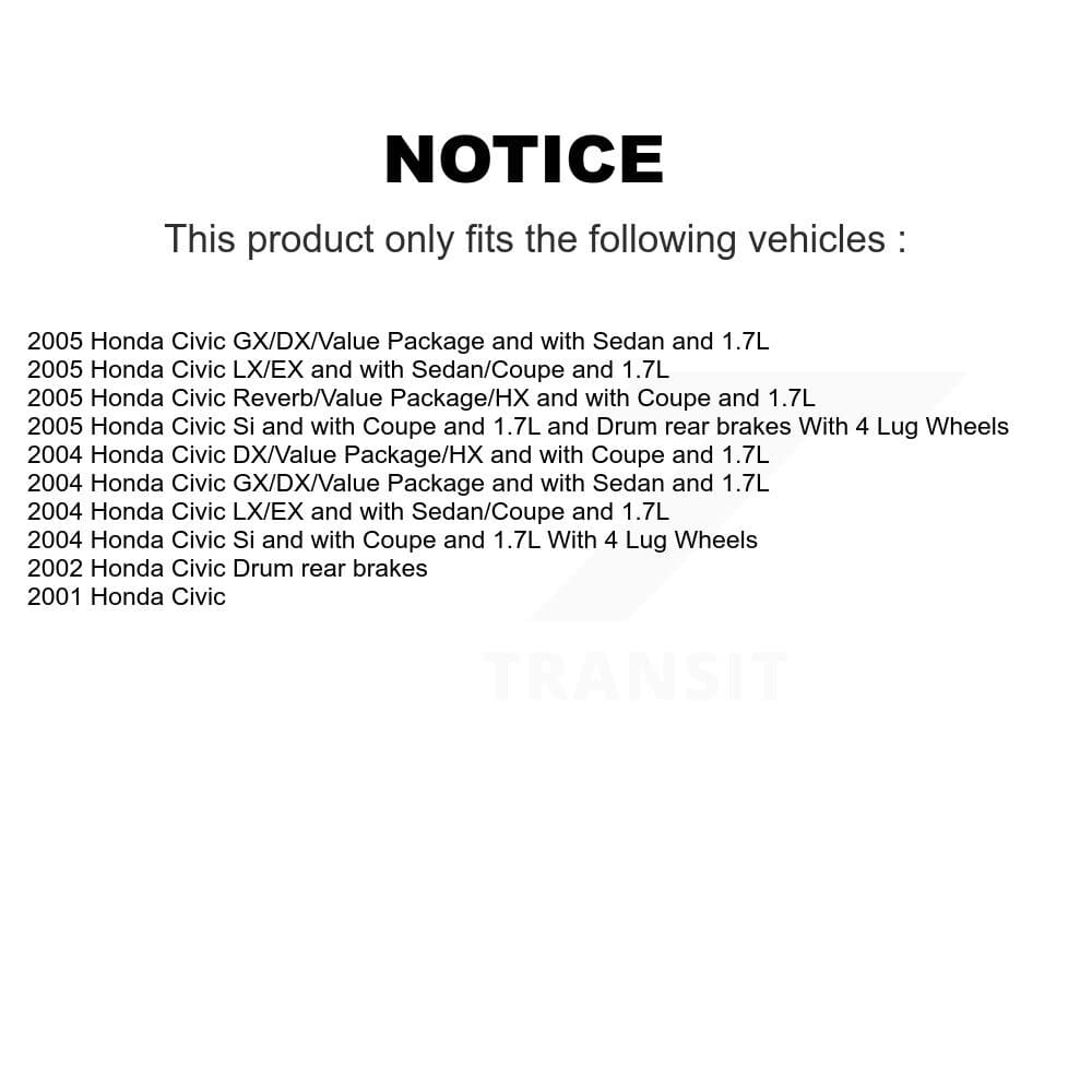 Transit Auto - KGN-100066 - Rear Brake Drum Kits image 19