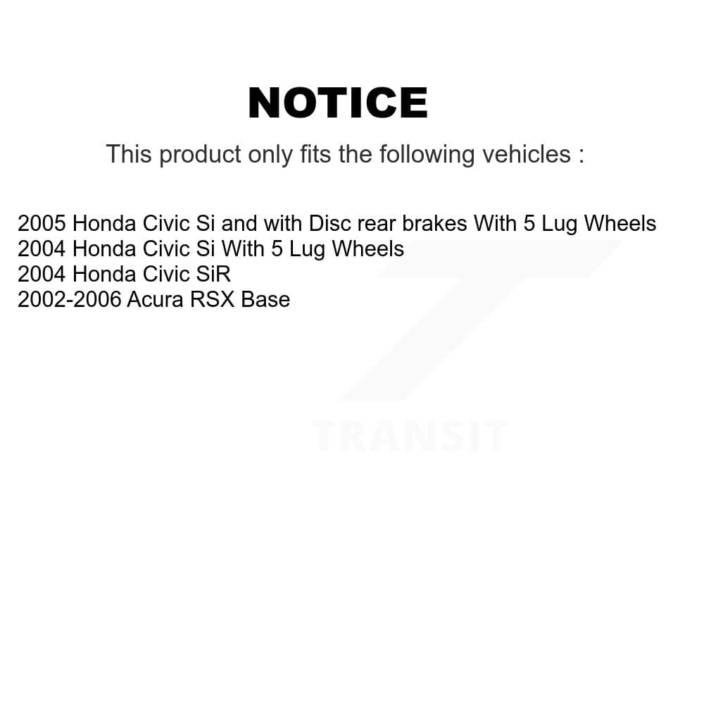 Transit Auto - KGS-100806 - Front and Rear Disc Brake Kits image 19