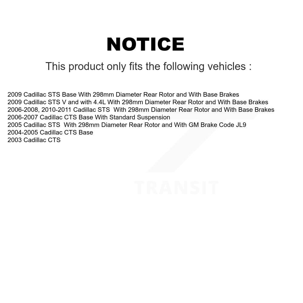 Transit Auto - KGS-103189 - Rear Disc Brake Kits image 19