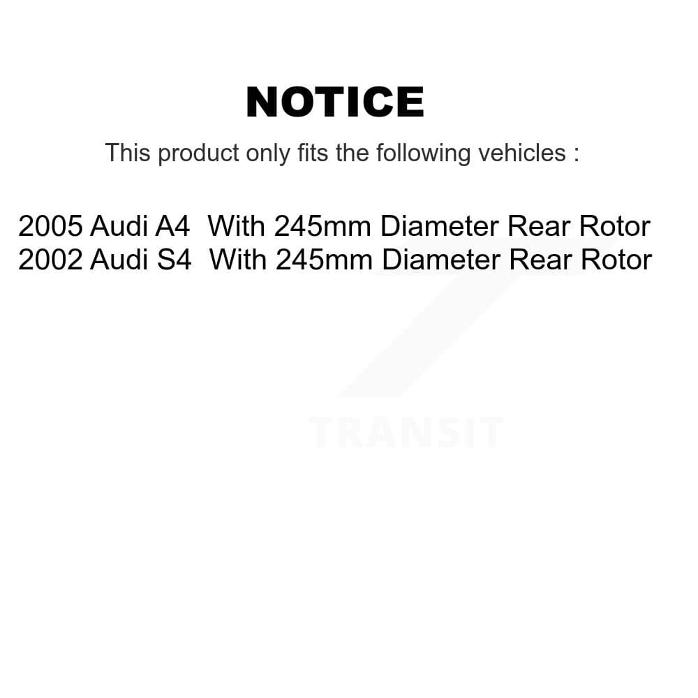Transit Auto - KGT-101438 - Rear Disc Brake Kits image 24