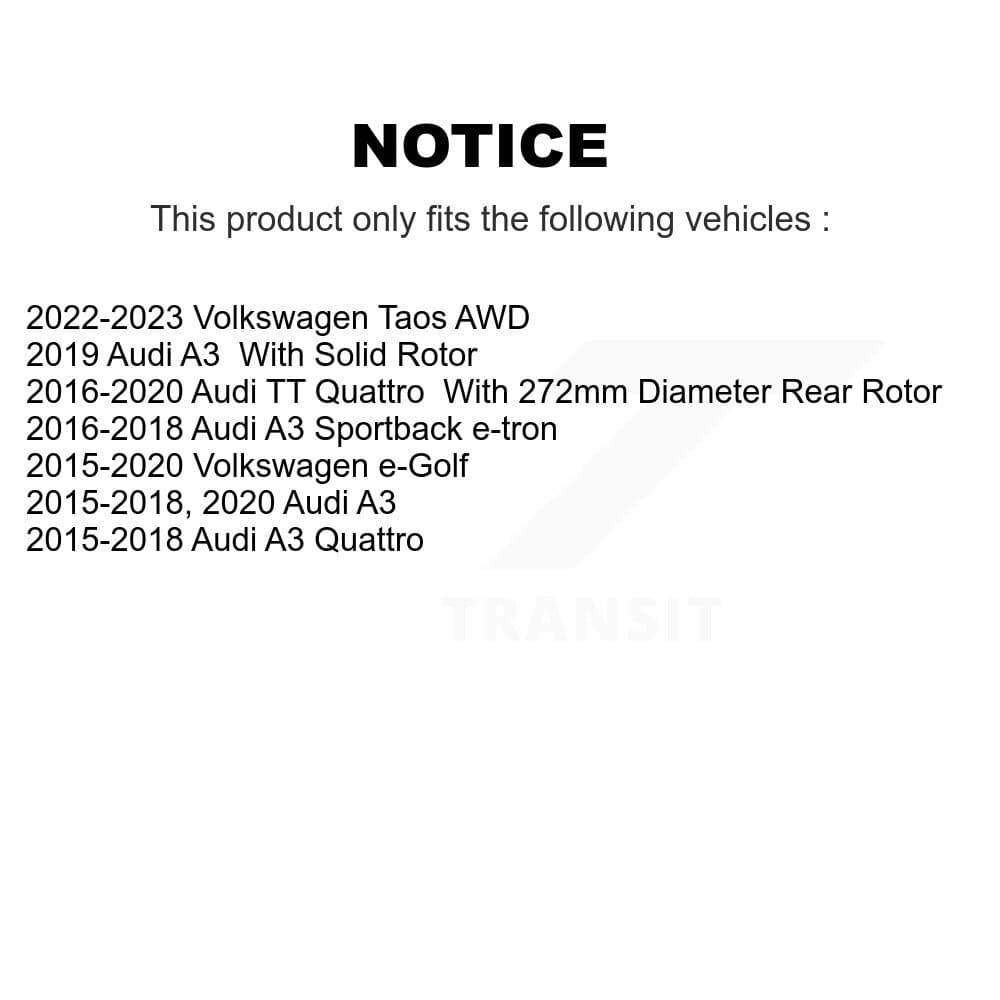 Transit Auto - KGT-101937 - Rear Disc Brake Kits image 24