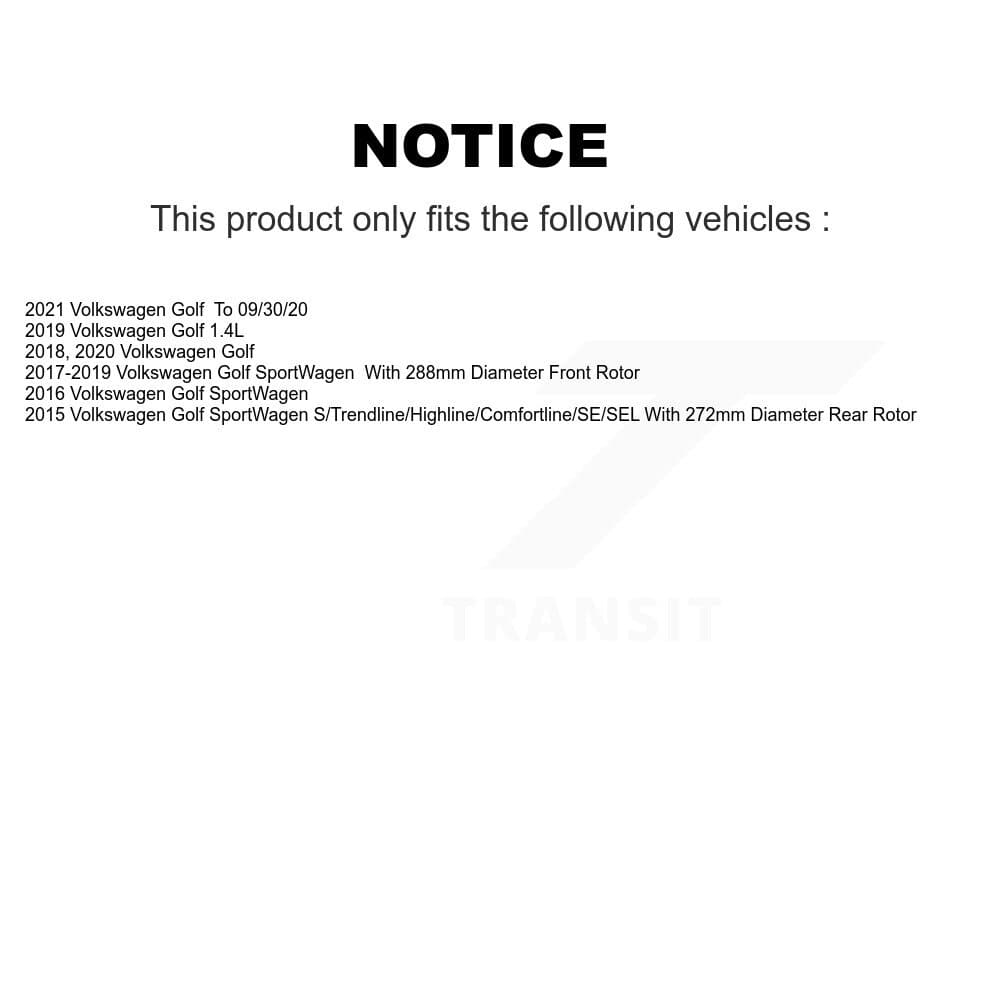 Transit Auto - KGT-101989 - Front and Rear Disc Brake Kits image 24