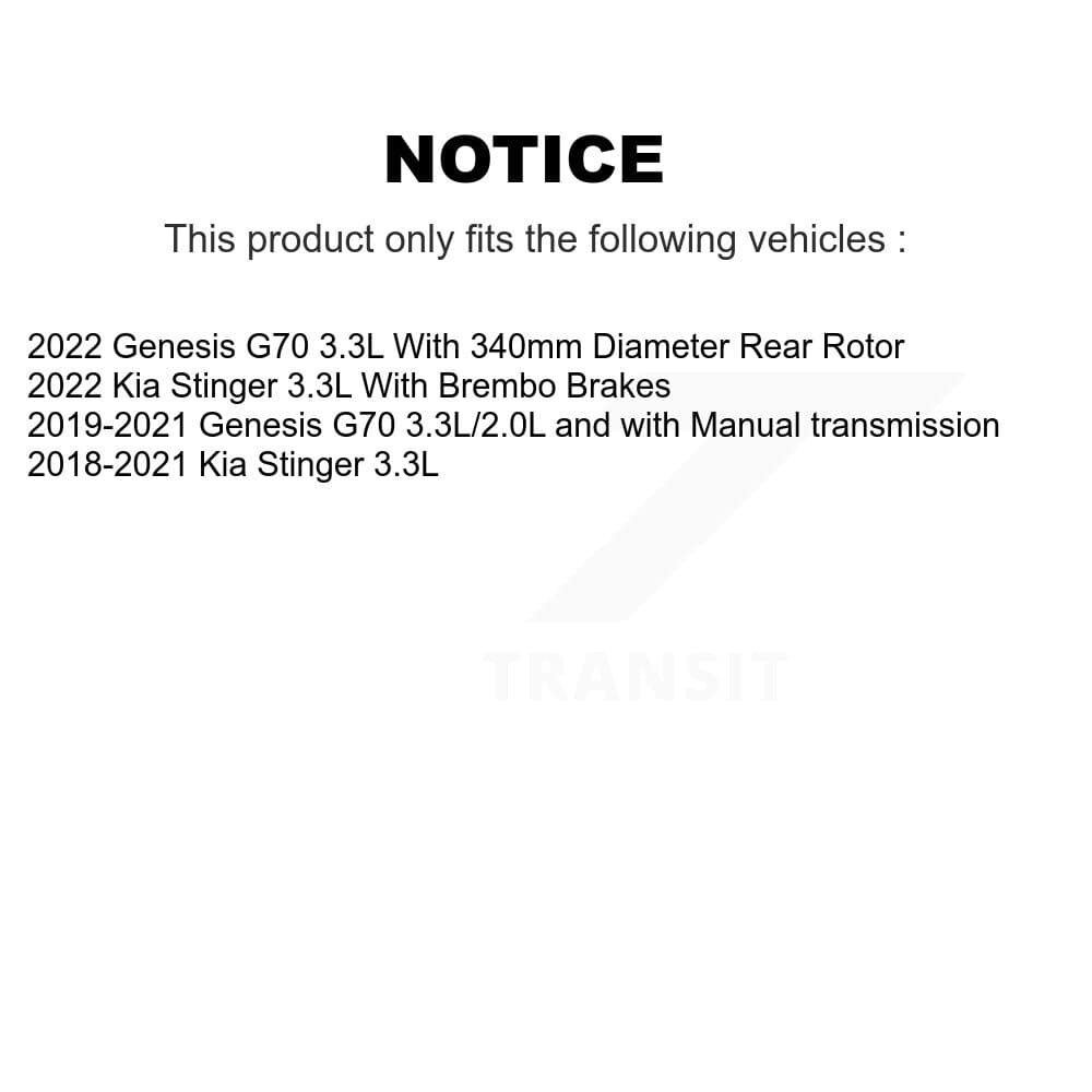Transit Auto - KGT-103315 - Front and Rear Disc Brake Kits image 24