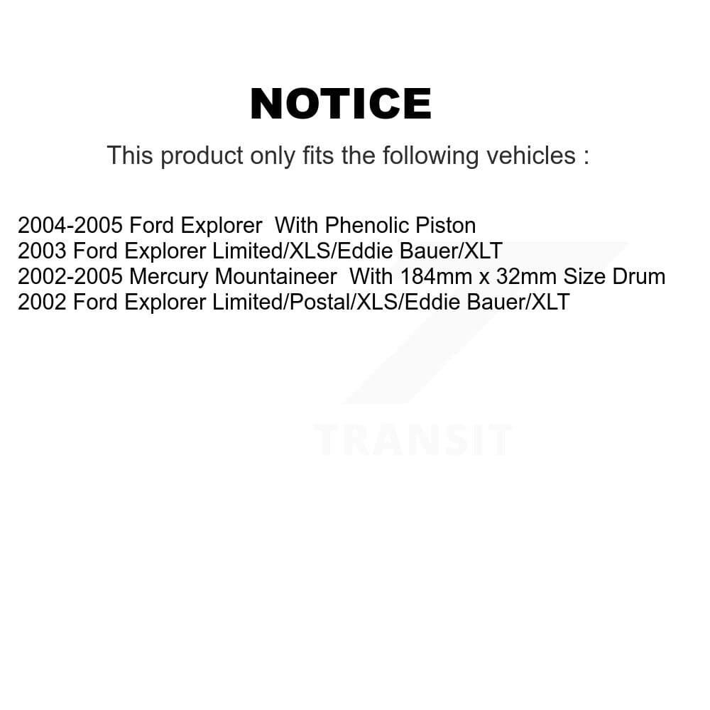 Transit Auto - KGT-103742 - Rear Disc Brake Kits image 24