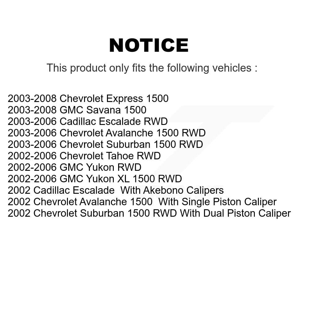 AmeriBRAKES - KNF-100071 - Front and Rear Disc Brake Pad Kits image 8