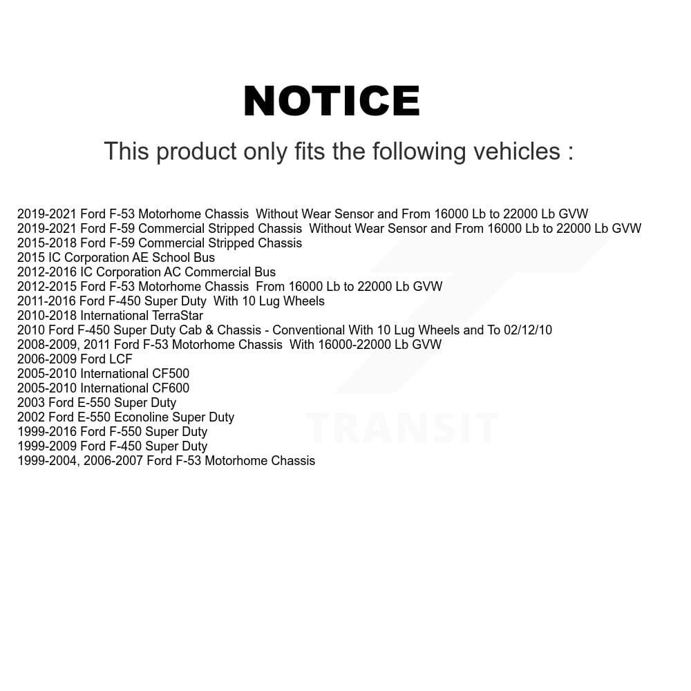 AmeriBRAKES - KNF-100134 - Front and Rear Disc Brake Pad Kits image 8