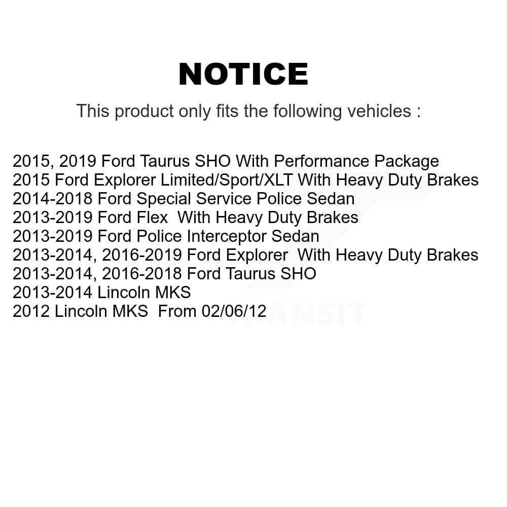 AmeriBRAKES - KNF-100148 - Front and Rear Disc Brake Pad Kits image 8
