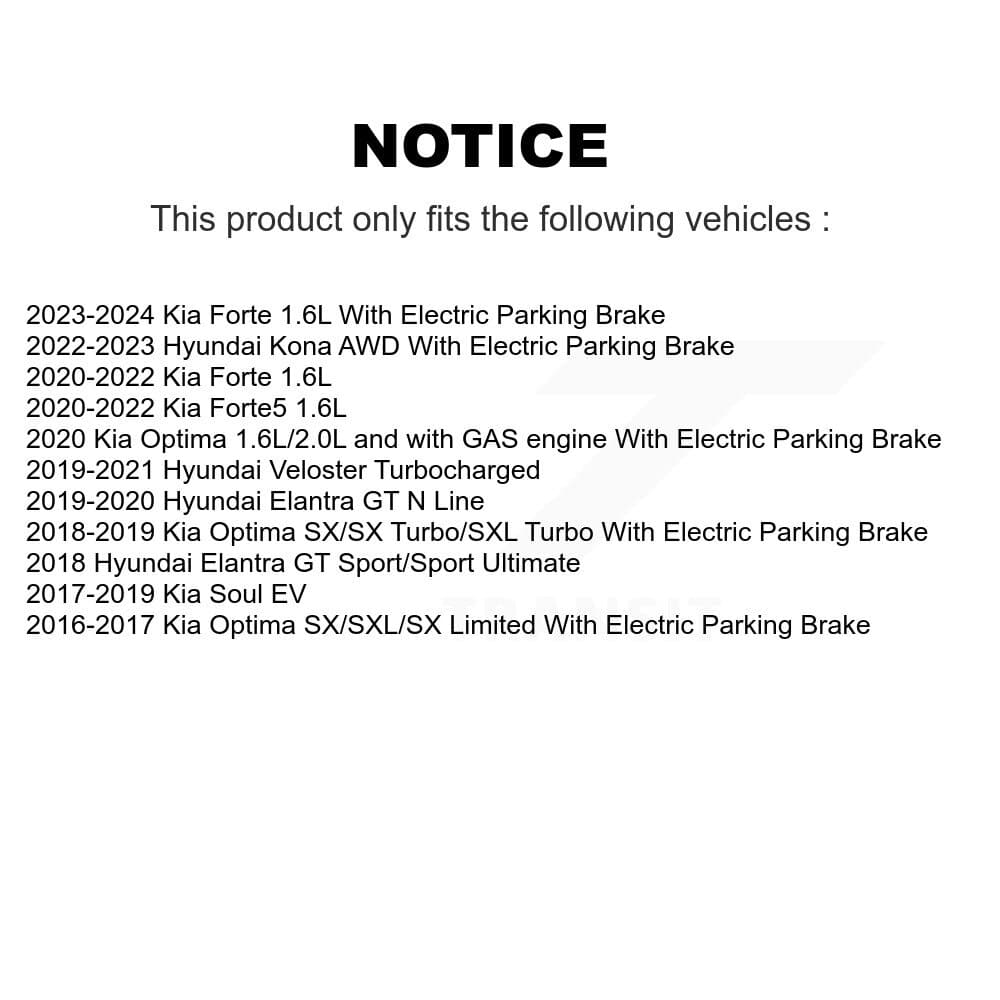 AmeriBRAKES - KNF-100192 - Front and Rear Disc Brake Pad Kits image 8