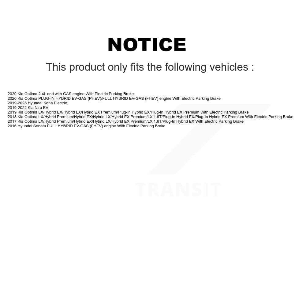 AmeriBRAKES - KNF-100195 - Front and Rear Disc Brake Pad Kits image 8